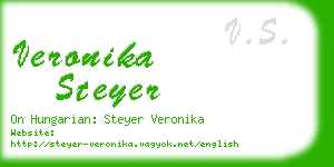 veronika steyer business card